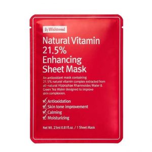 By Wishtrend Natural Vitamin 215 Enhancing Sheet Mask